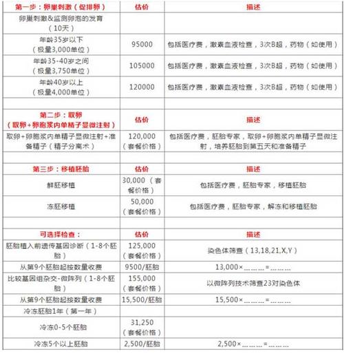 专业的试管代怀包成功费用表_专业试管代怀包成功费用表解析